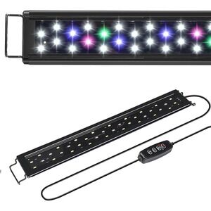 AQUANEAT Full Spectrum LED Light for 30-38" Aquarium with Timer Freshwater